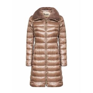 Herno Icons Women Beige Ultralight Nylon Long Down Jacket